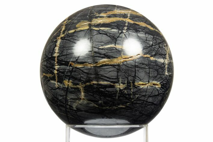 Polished Picasso Marble Sphere - Utah #311636